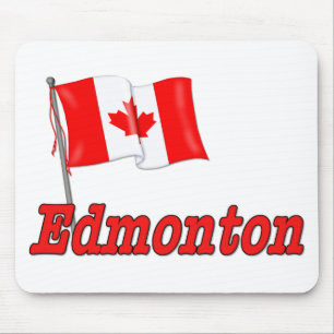 Flagge Kanadas - Edmonton Mousepad