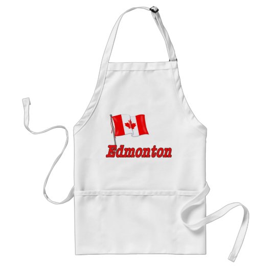 Flagge Kanadas - Edmonton Schürze (Vorne)