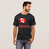 Flagge Kanadas - Edmonton T-Shirt (Vorne ganz)