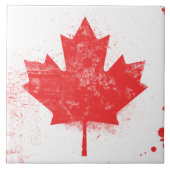 Flagge Kanadas Fliese (Vorderseite)