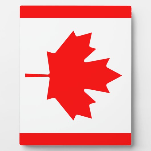 Flagge Kanadas Fotoplatte (Vorderseite)