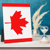 Flagge Kanadas Fotoplatte (Seite)