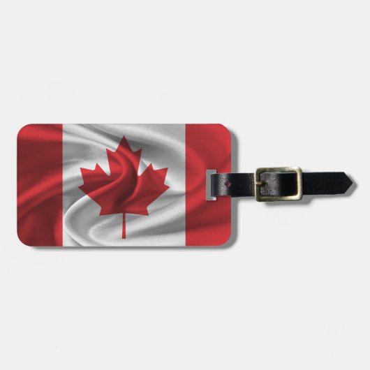 Flagge Kanadas Gepäckanhänger (Vorderseite horizontal)