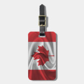 Flagge Kanadas Gepäckanhänger (Vorderseite vertikal)