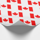 Flagge Kanadas Geschenkpapier (Ecke)
