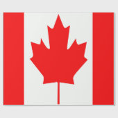 Flagge Kanadas Geschenkpapier (Flach)
