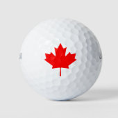 Flagge Kanadas Golfball (Vorderseite)