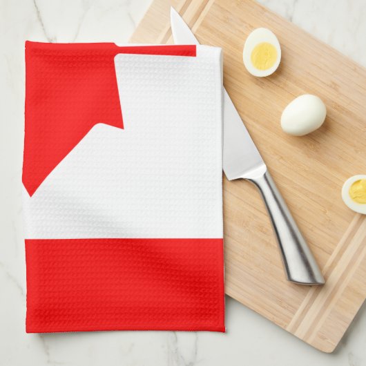 Flagge Kanadas Handtuch (Viertel Falte)