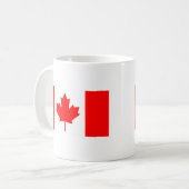 Flagge Kanadas Kaffeetasse (Vorderseite Links)