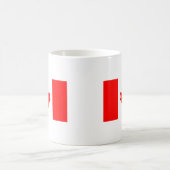 Flagge Kanadas Kaffeetasse (Mittel)