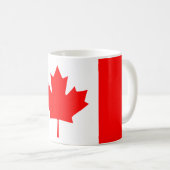 Flagge Kanadas Kaffeetasse (VorderseiteRechts)