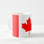 Flagge Kanadas Kaffeetasse (Vorderseite Links)