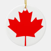 Flagge Kanadas Keramik Ornament (Vorne)