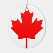 Flagge Kanadas Keramik Ornament (Links)