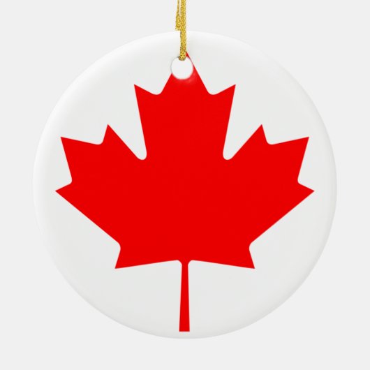Flagge Kanadas Keramik Ornament (Hinten)