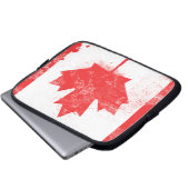 Flagge Kanadas Laptopschutzhülle (Vorne Knopf)