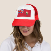 Flagge Kanadas Manitoba Truckerkappe (Beispiel)