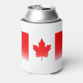 Flagge Kanadas mit Halbwertswirkung Dosenkühler (Kanne Rückseite)