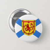 Flagge Kanadas Neuschottland Button (Vorne & Hinten)