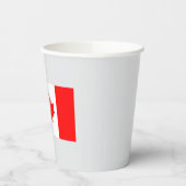 Flagge Kanadas Pappbecher (Links)
