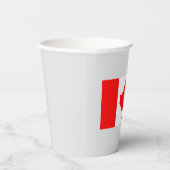 Flagge Kanadas Pappbecher (Rechts)