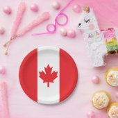 Flagge Kanadas Pappteller (Party)