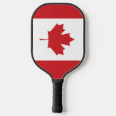Flagge Kanadas Pickleball Schläger (Rückseite)