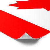Flagge Kanadas Poster (Ecke)