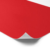 Flagge Kanadas Poster (Ecke)