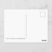 Flagge Kanadas Postkarte (Rückseite)
