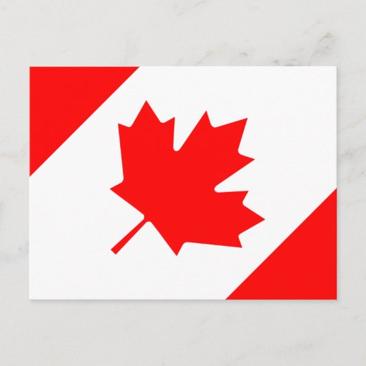Flagge Kanadas Postkarte (Vorderseite)