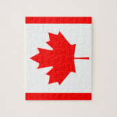 Flagge Kanadas Puzzle (Vertikal)