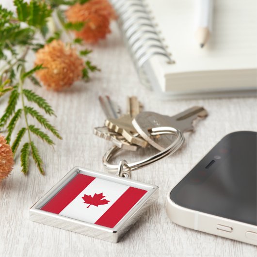 Flagge Kanadas Schlüsselanhänger (Seite)