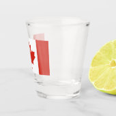 Flagge Kanadas Schnapsglas (Rechts)