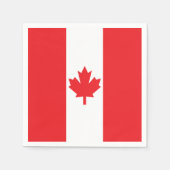 Flagge Kanadas Serviette (Vorderseite)