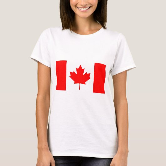 Flagge Kanadas T-Shirt (Vorderseite)