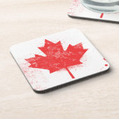 Flagge Kanadas Untersetzer (Linke Seite)