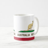 Flagge Kangaroo Kaffeetasse (VorderseiteRechts)