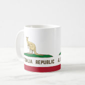 Flagge Kangaroo Kaffeetasse (Vorderseite Links)