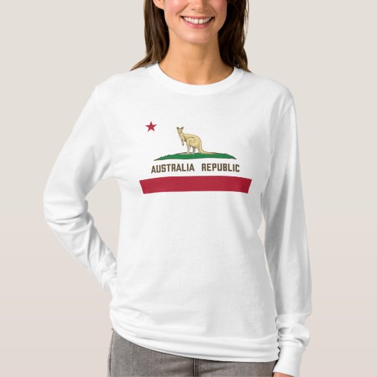 Flagge Kangaroo T-Shirt (Vorderseite)