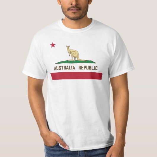 Flagge Kangaroo T-Shirt (Vorderseite)