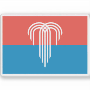 Flagge Kansas City, Missouri, USA Aufkleber