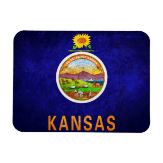 Flagge Kansas Magnet