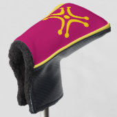 Flagge Kantabriens Lábaru Golf Headcover (3/4 Vorderseite)