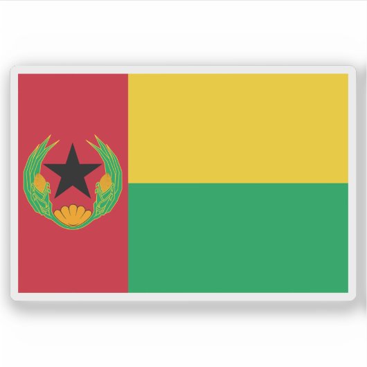 Flagge Kap Verdes (Cabo Verde, 1975-1992) Aufkleber (Vorderseite)