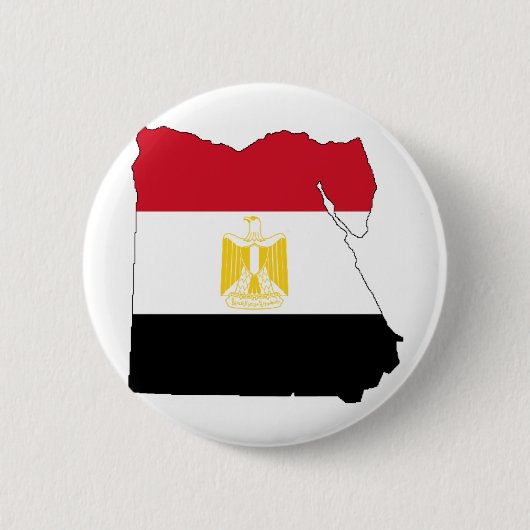 Flagge/Karte von Ägypten Button (Vorderseite)