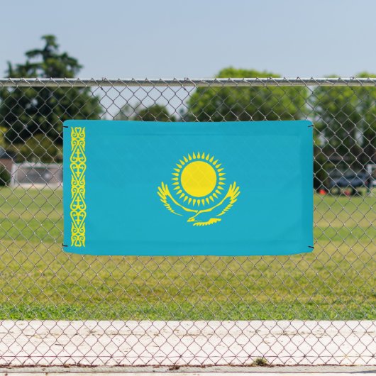 Flagge Kasachstan Banner (Insitu)
