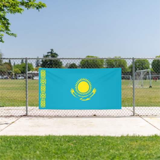 Flagge Kasachstan Banner (Insitu)