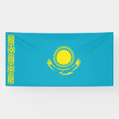 Flagge Kasachstan Banner (Horizontal)