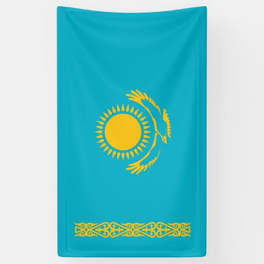 Flagge Kasachstan Banner (Vertikal)